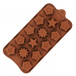 Forma do czekoladek kształt gwiazdek mix